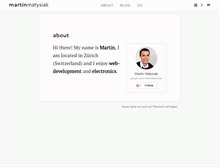 Tablet Screenshot of martinmatysiak.de